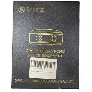 NEW WIEZ GPS Wireless Dog Collar With Fence Pet Containment 1000M Range 3 Modes